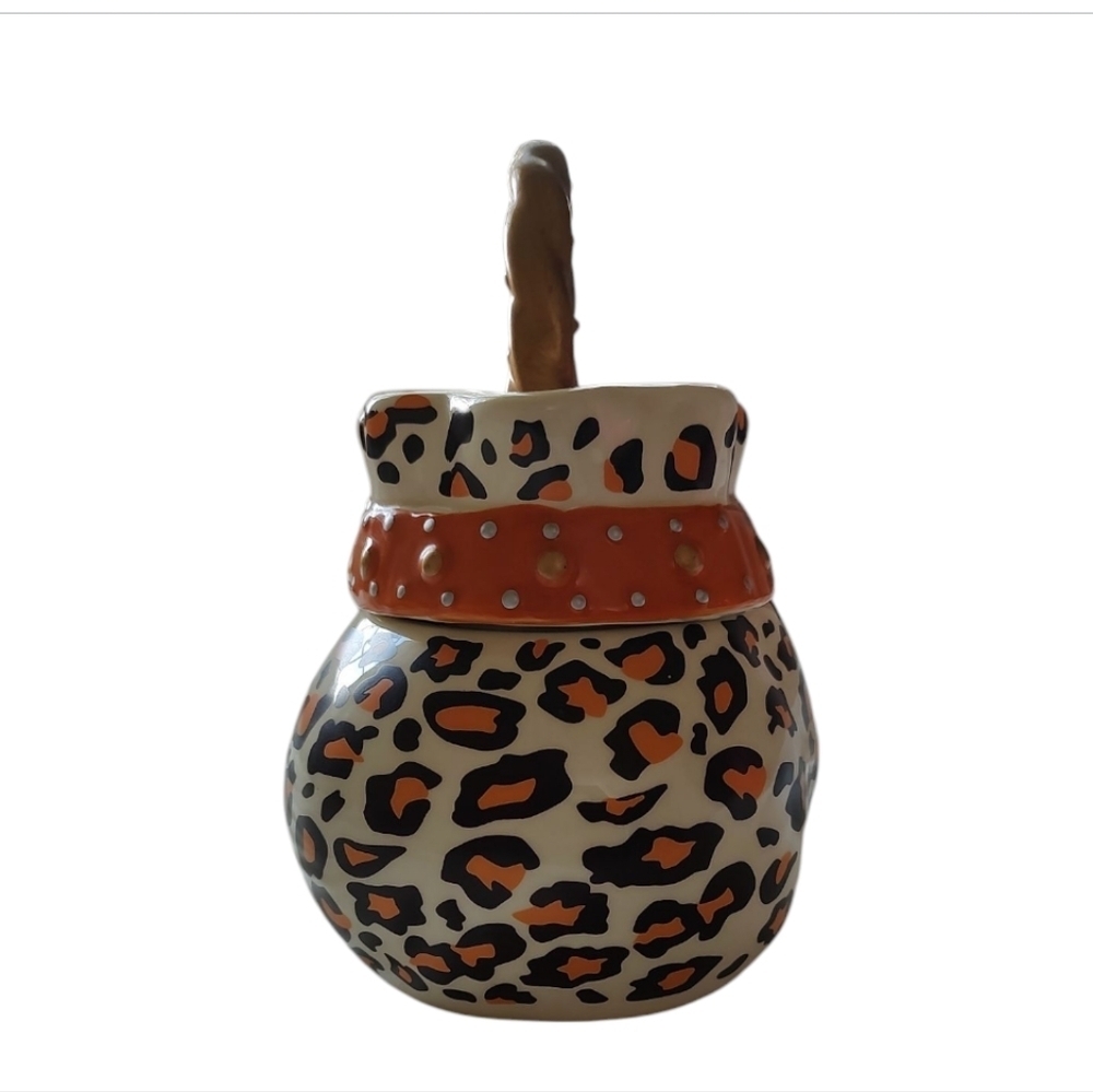 David’s Purse Cheetah Print Cookie Jar - Picture 3 of 6